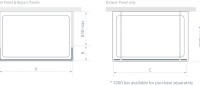 Lakes Coastline Riviera Screen & Bypass Technical Drawing