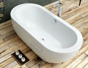 Waters Baths Linear Collection Willow Freestanding Bath