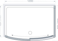 Lakes Classic Bow Fronted Slider Technical Drawing