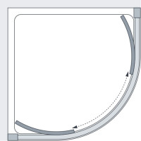 Lakes Classic Easy Fit Quadrant Technical Drawing