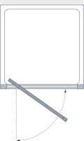 Lakes Coastline Narva Pivot Door Technical Drawing
