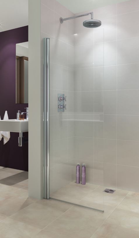 Lakes Alassio Hinged Shower Screen
