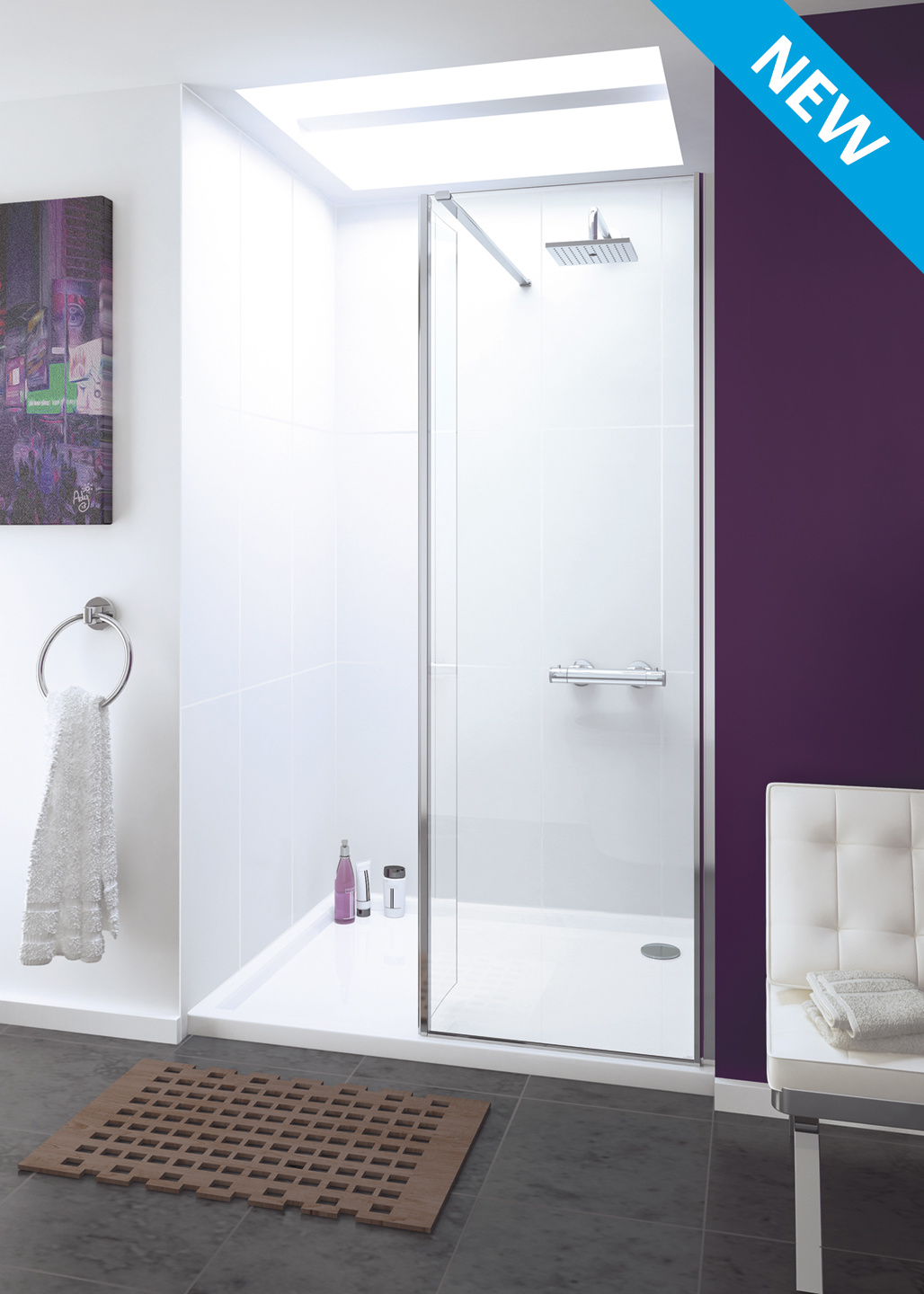 Lakes Coastline Levanzo Shower Screen