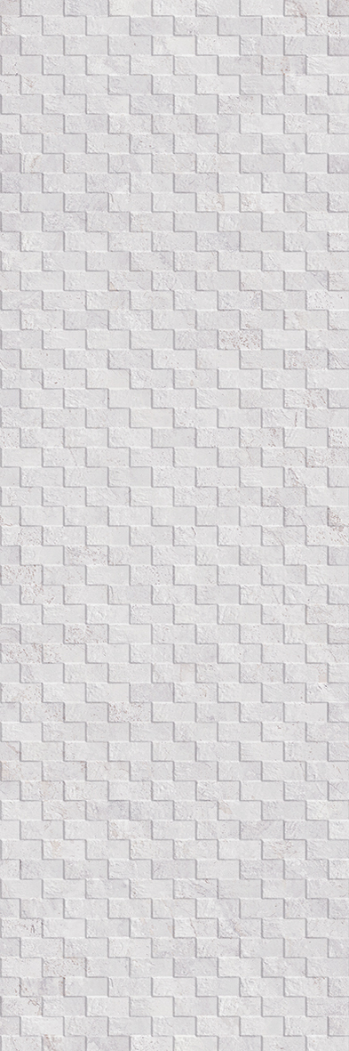 Porcelanosa Deco Mirage White 33.3 x 100 cm