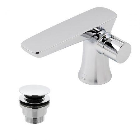 Vado Altitude Progressive Mono Basin Mixer Deck Mounted With Universal Basin Waste