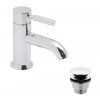 ORI-100-CC-CP Vado Origins Mono Basin Mixer Smooth Bodied Single Lever Deck Mounted With Universal Basin Waste