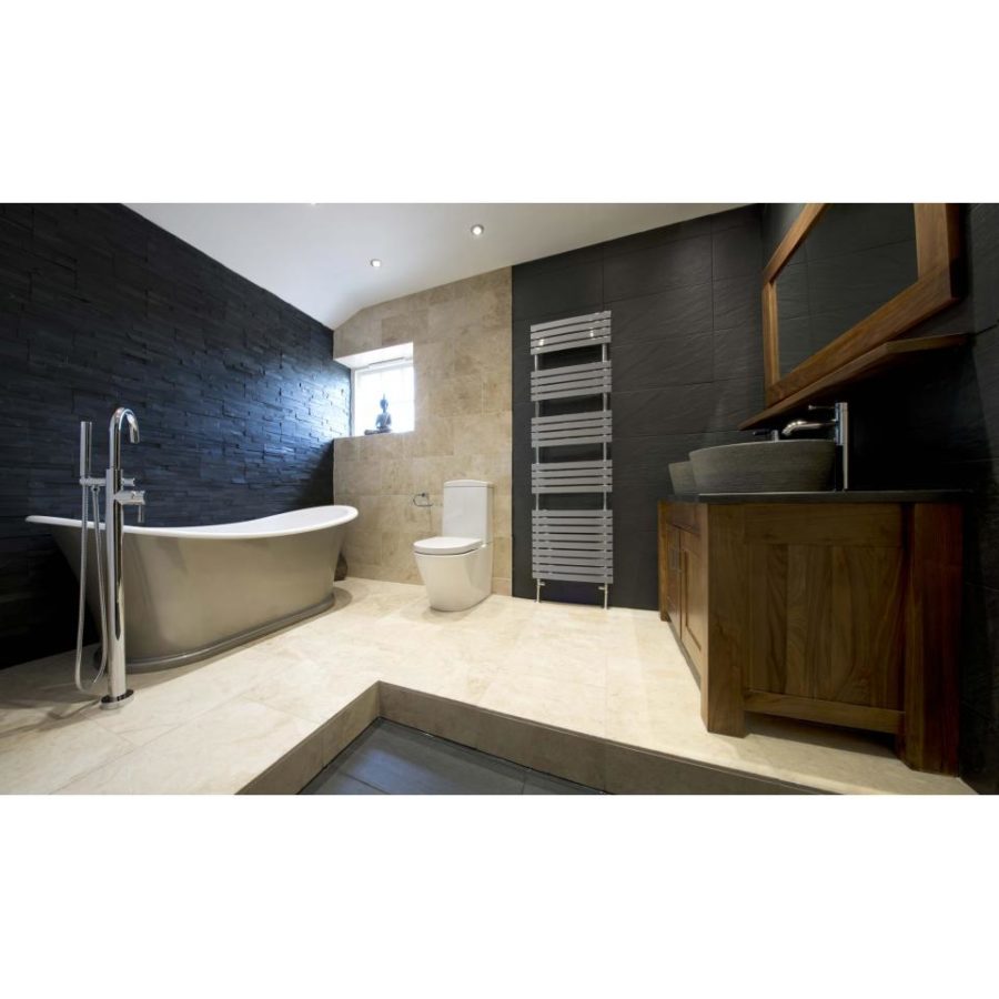 ORI-109S-A-CP Vado Origins 2 Hole Basin Mixer Single Lever Wall Mounted 3