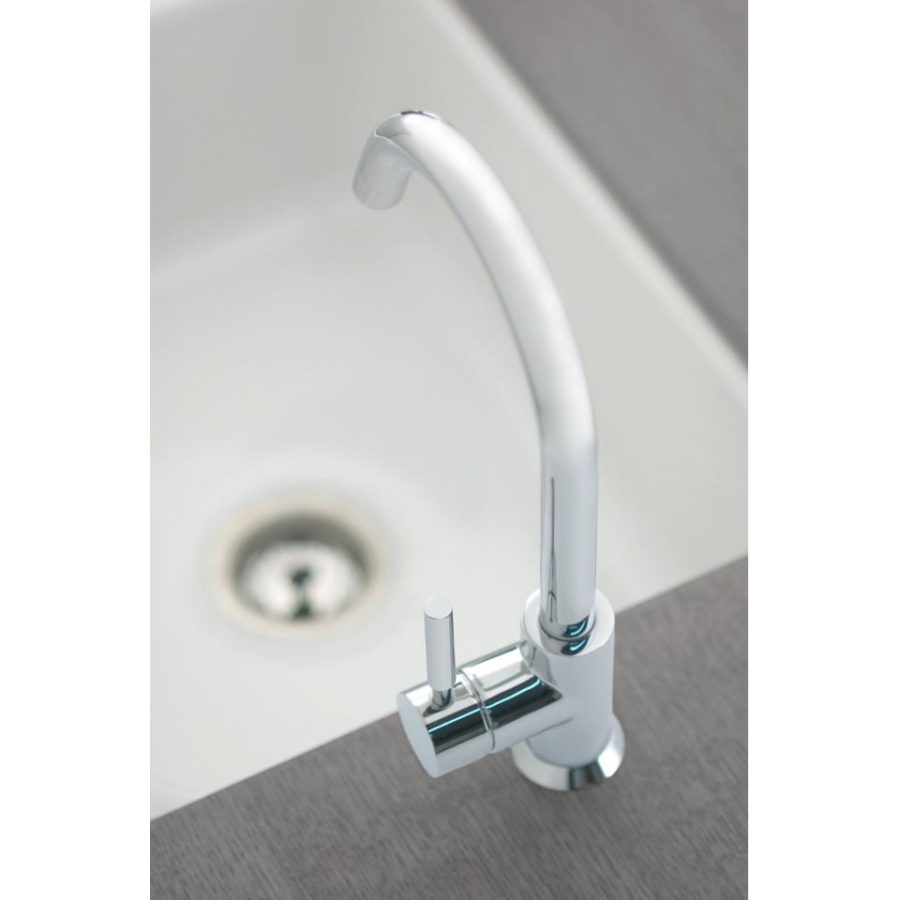 ORI-150S-CP Vado Origins Mono Sink Mixer Single Lever Deck Mounted With Swivel Spout 2